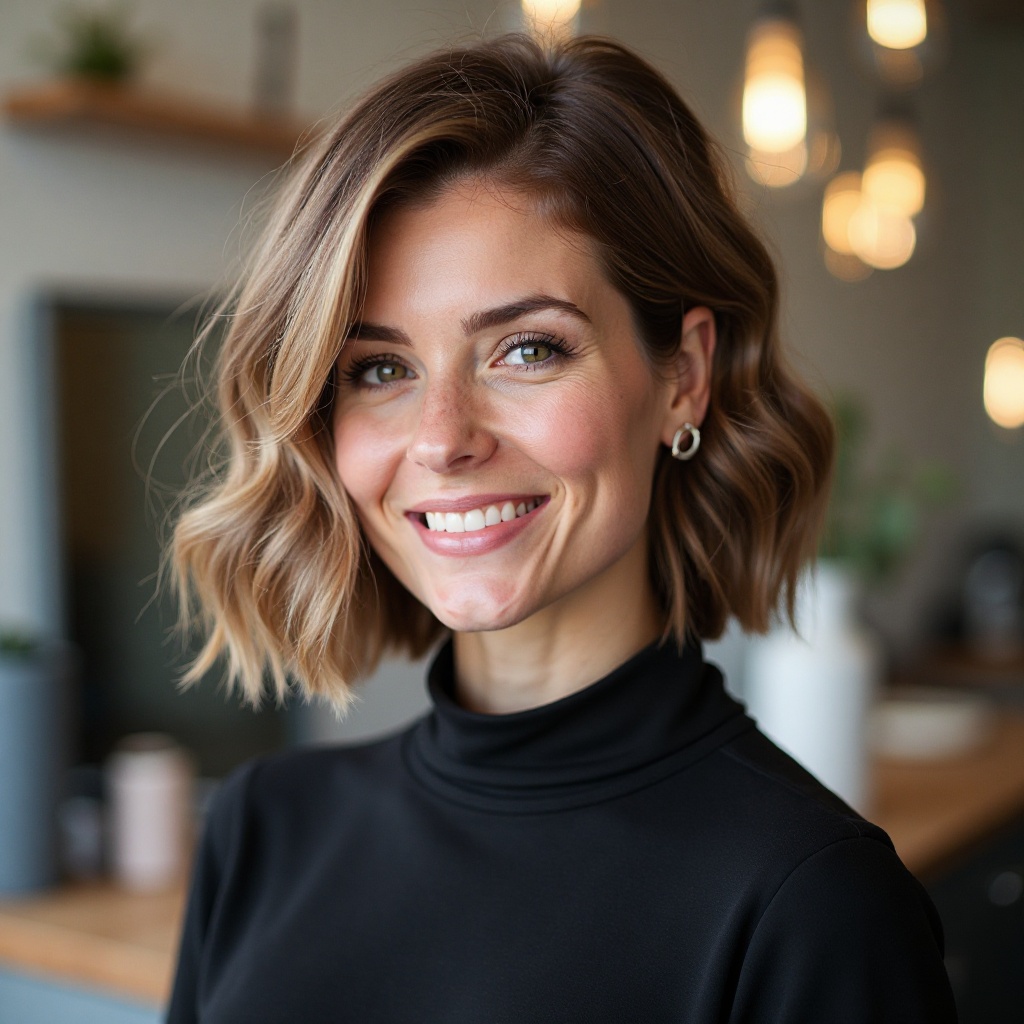 Chic modern bob haircut